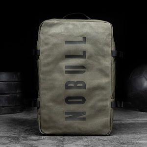 NoBull project waxed canvas duffleback army